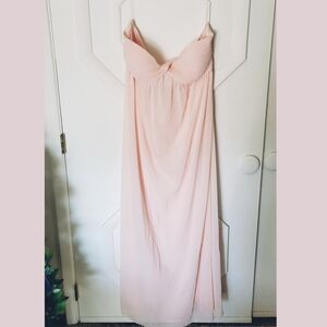 Strapless Empire Waist Light Pink Dress 22 / 24